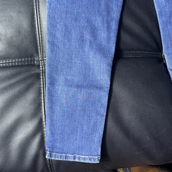 Jessica Simpson Kiss Me Super Skinny Jeans Raw Hem Distressed Women’s 14/32 - Picture 7 of 15